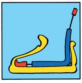 Messung der Innenl&auml;nge des Schuhs mit Plus 12