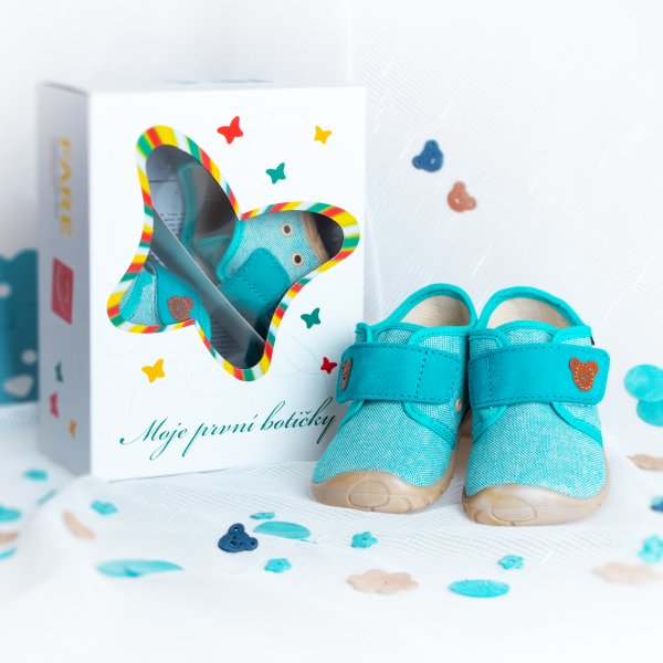 FARE FIRST KIDDY dětské tenisky tyrkysové