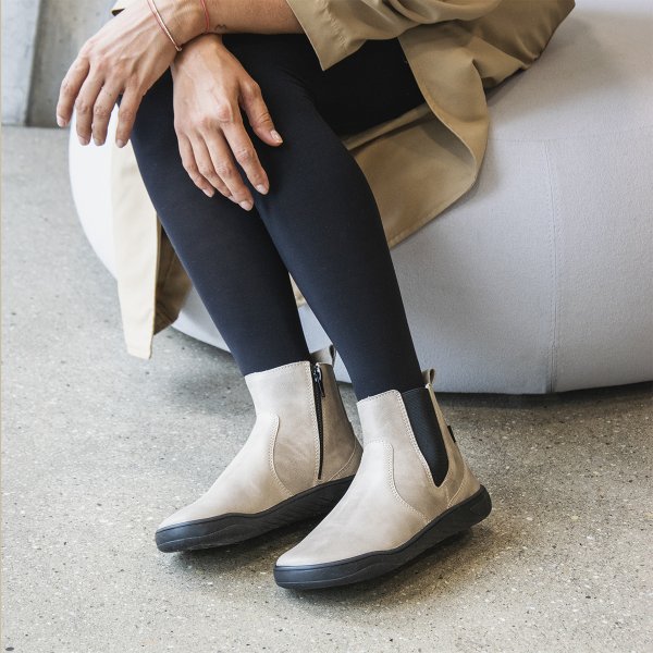 FARE MID-WIDE CHELSEA celoroční boty béžové