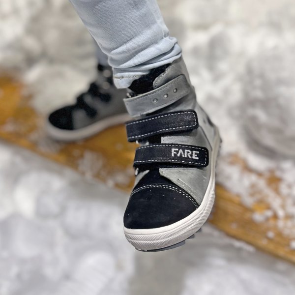 FARE KLASIK TYROLKY dětské zimní kotníkové boty černé