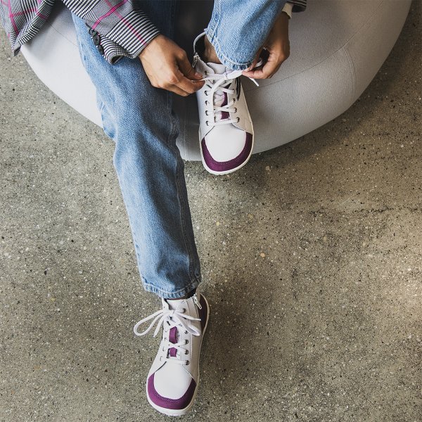 FARE BARE SPRINGFIELDKY celoroční boty bílo-vínová