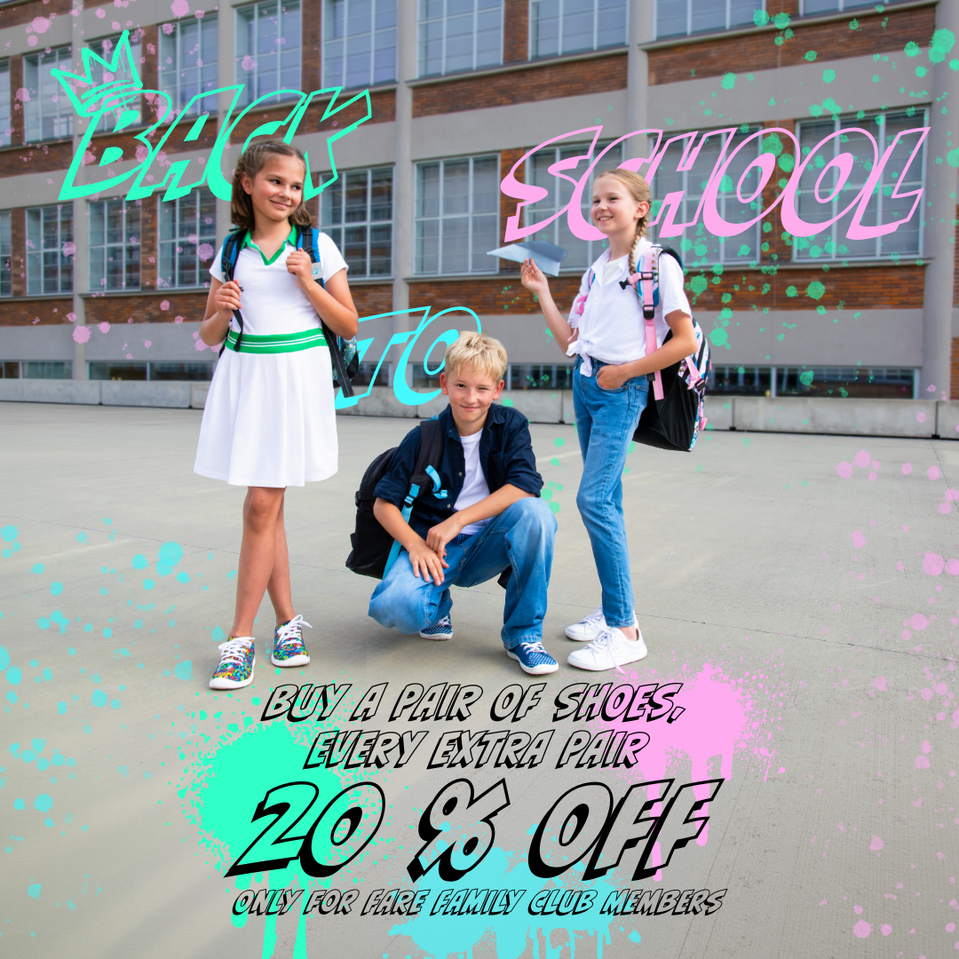 BACK TO SCHOOL: Another, cheaper pair with a 20% discount