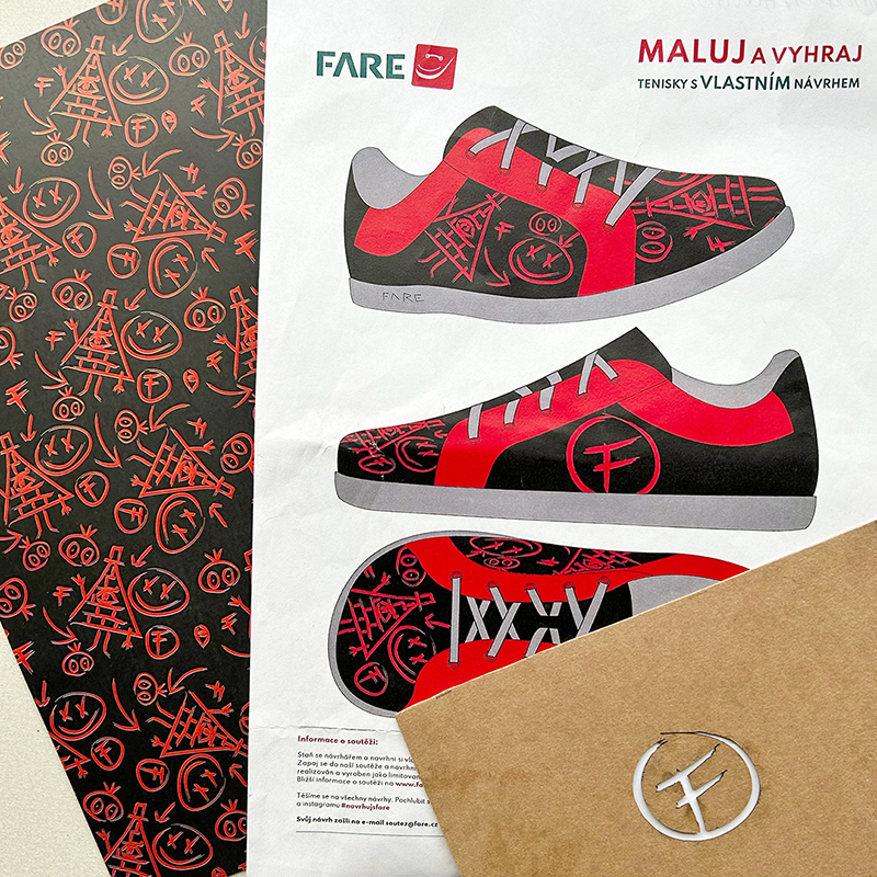 Boty pro vítěze soutěže Maluj a vyhraj jsou hotové!