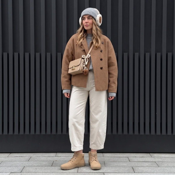 FARE BARE NIVELLA winter shoes biege