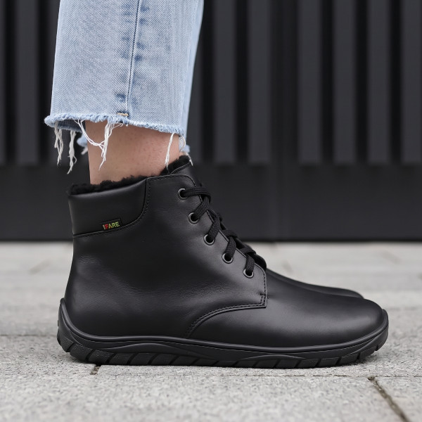 FARE BARE NIVELLA winter shoes black