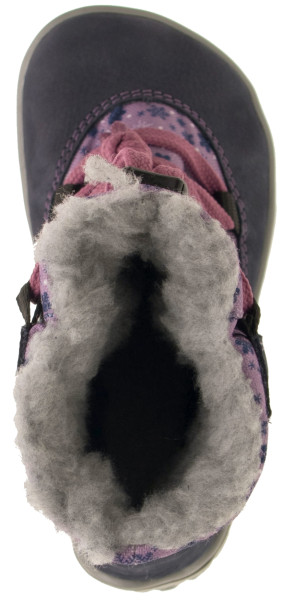 FARE BARE SNĚHULE Kinder-Winterstiefel, wasserdicht, rosa 