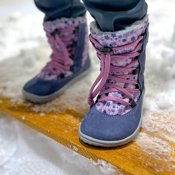 FARE BARE SNĚHULE Kinder-Winterstiefel, wasserdicht, rosa 