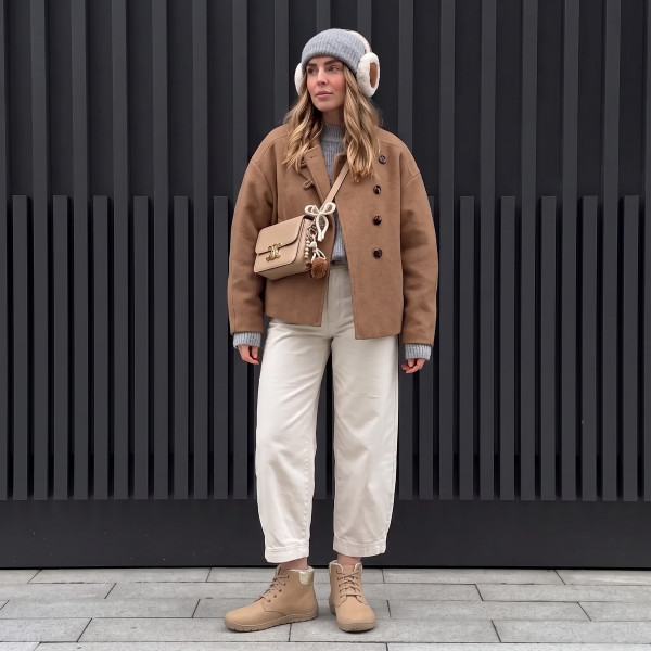 FARE BARE NIVELLA winter shoes beige