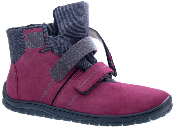 FARE BARE FJORDKY winter waterproof shoes burgundy