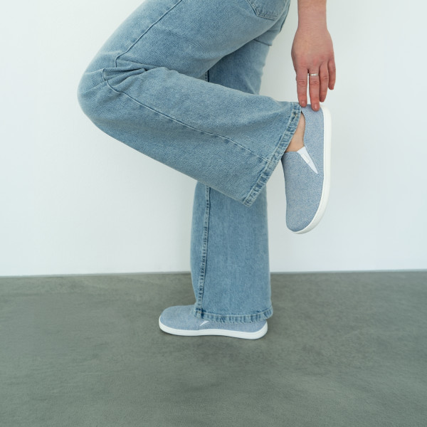 FARE BARE SLIP-ON tenisky modré