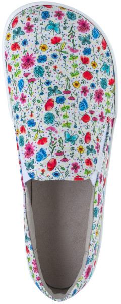 FARE BARE SLIP-ON tenisky flower