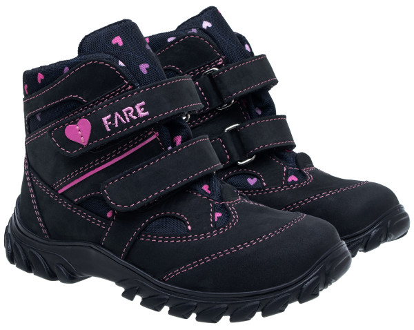 FARE KLASIK PRINCE all-season waterproof boots, black