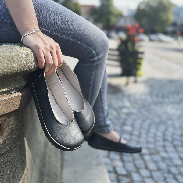 FARE BARE Ballerinas schwarz