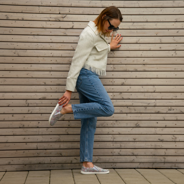 FARE BARE SLIP-ON tenisky šedé