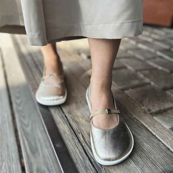 FARE BARE Ballerinas gold 