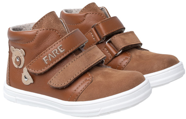 FARE KLASIK STABI children's all-season ankle boots, brown