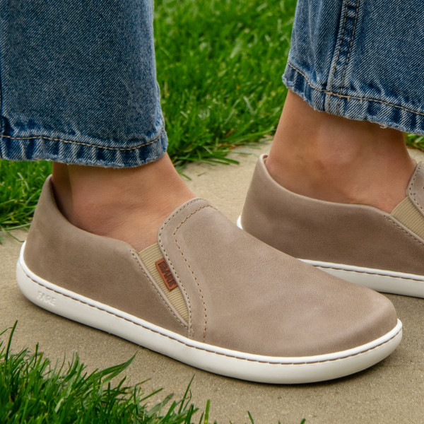 FARE BARE SLIP-ON tenisky béžové