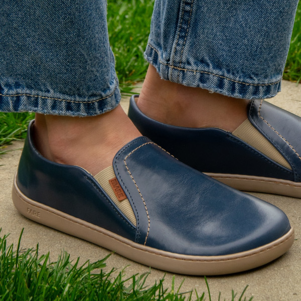 FARE BARE SLIP-ON tenisky modré