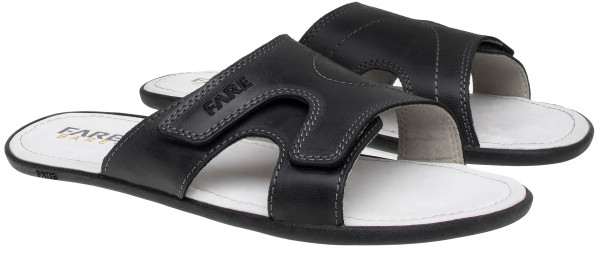 FARE BARE TERRA Pantoletten, schwarz