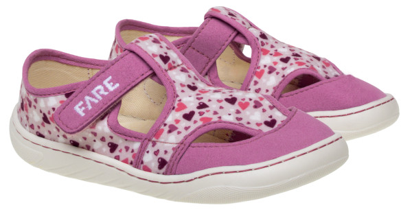 FARE MID-WIDE home and slipper shoes pink