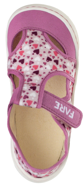 FARE MID-WIDE home and slipper shoes pink