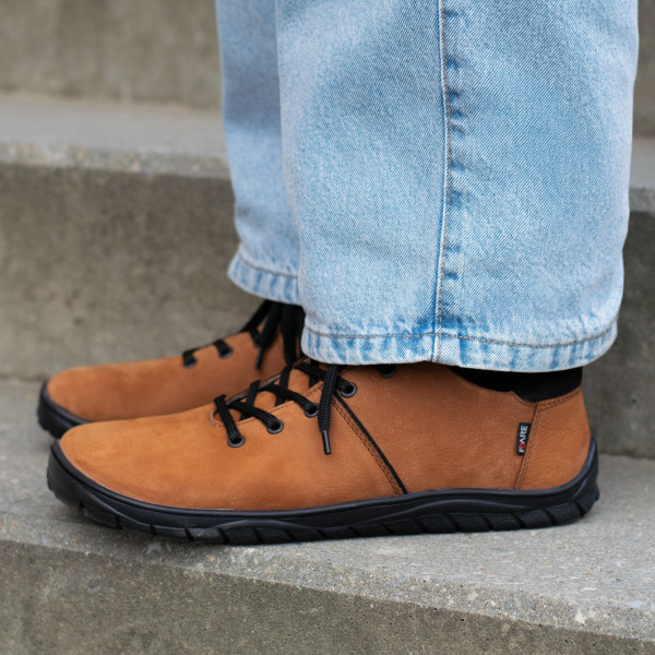 FARE BARE Wanderstiefel, ganzjährig tragbar, wasserdicht, braun
