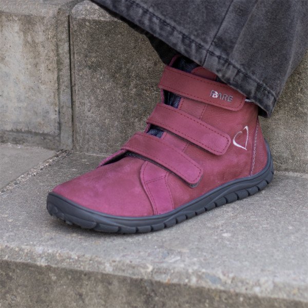 FARE BARE kid's all-year waterproof shoes pink