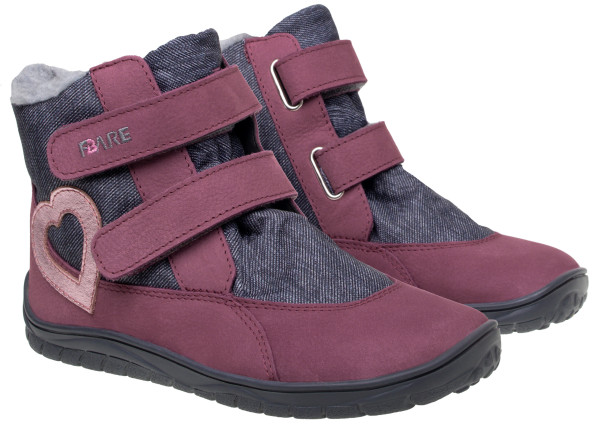 FARE BARE FROSTKY kid's winter waterproof shoes pink