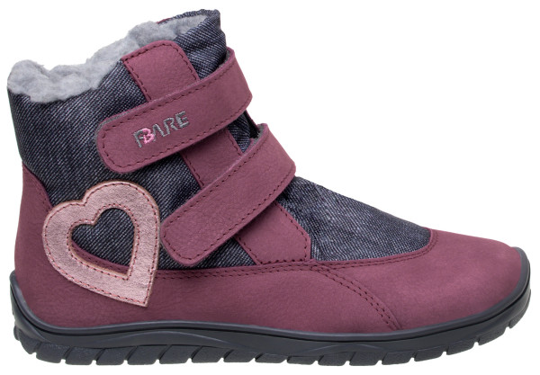 FARE BARE FROSTKY kid's winter waterproof shoes pink