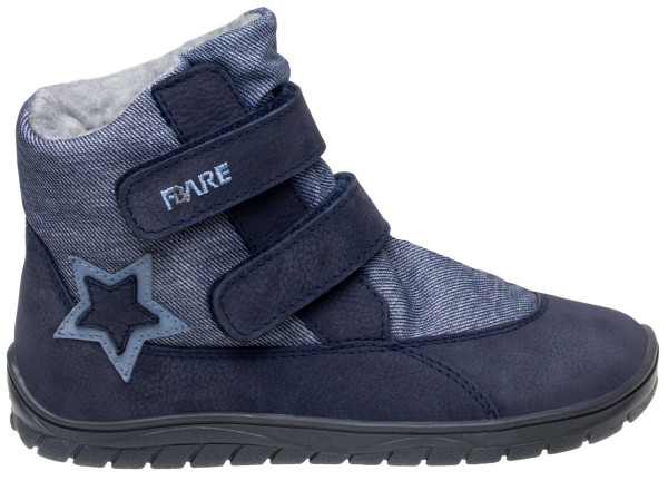 FARE BARE FROSTKY kid's winter waterproof shoes blue