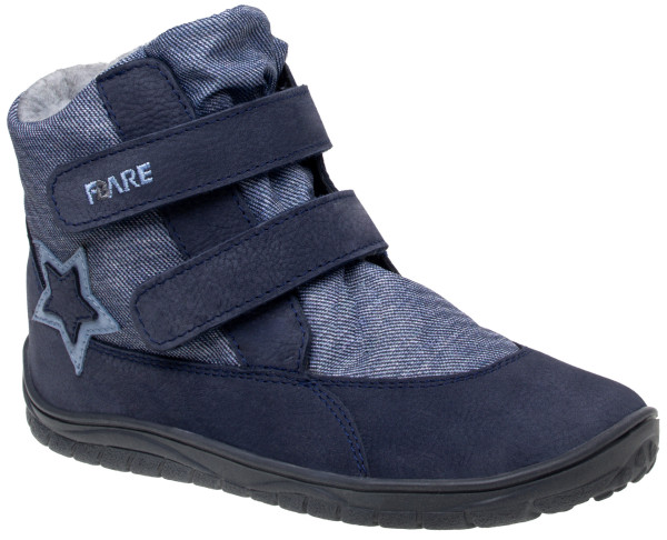 FARE BARE FROSTKY kid's winter waterproof shoes blue