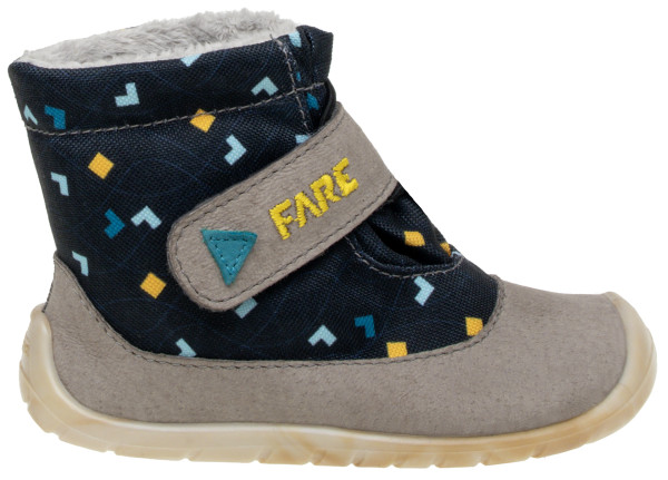 FARE FIRST SNOWIES dětské zimní boty šedé