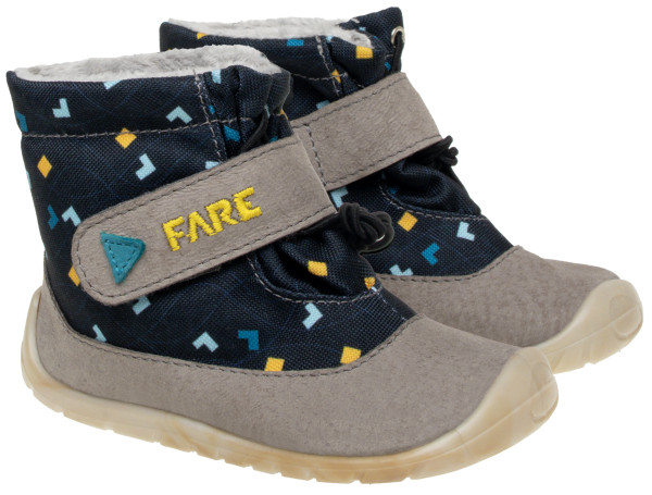 FARE FIRST SNOWIES dětské zimní boty šedé