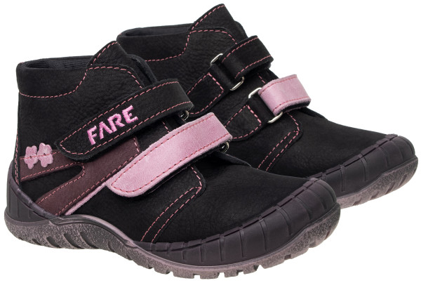 FARE KLASIK STABI – Kinder-Halbschuhe für das ganze Jahr, schwarz
