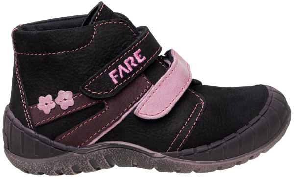 FARE KLASIK STABI – Kinder-Halbschuhe für das ganze Jahr, schwarz