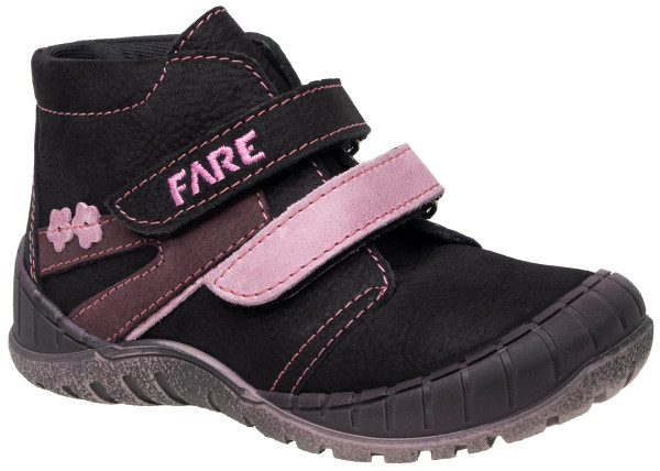 FARE KLASIK STABI – Kinder-Halbschuhe für das ganze Jahr, schwarz
