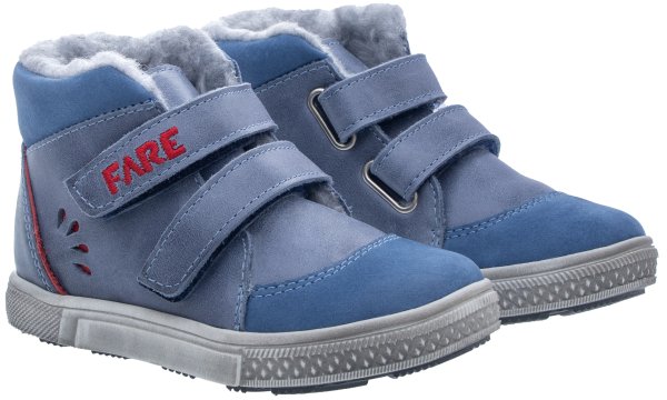 FARE KLASIK DENIMKY dětské zimní kotníkové boty modré