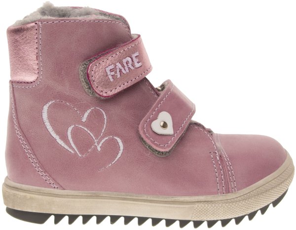 TYROLKY dětské zimní kotníkové boty růžové