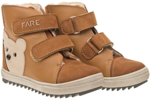 FARE KLASIK TYROLKY dětské zimní kotníkové boty hnědé