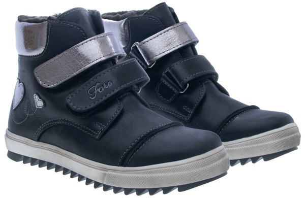 FARE KLASIK TYROLKY dětské zimní kotníkové boty černé