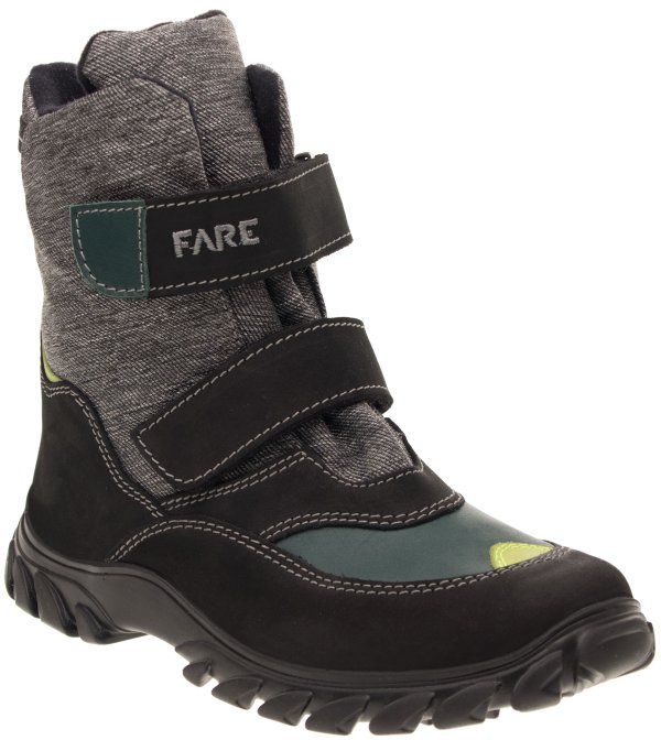 FARE KLASIK POLARIS chlapecké zimní nepromokavé boty černé