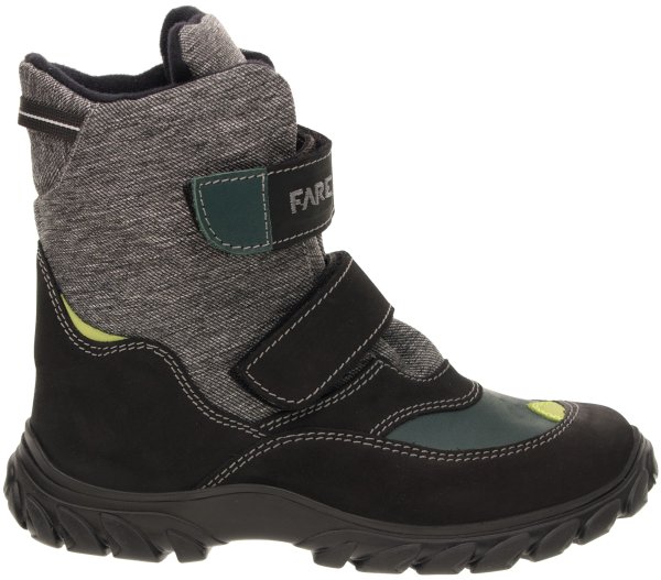 FARE KLASIK POLARIS chlapecké zimní nepromokavé boty černé