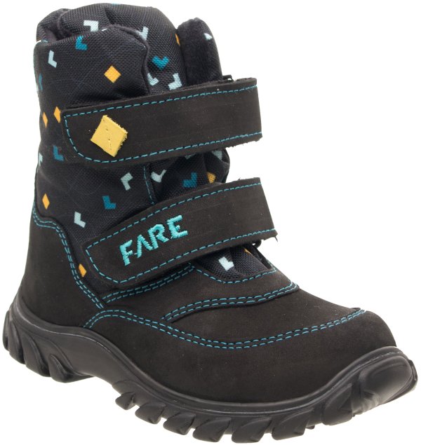 FARE KLASIK POLARIS chlapecké zimní nepromokavé boty černé