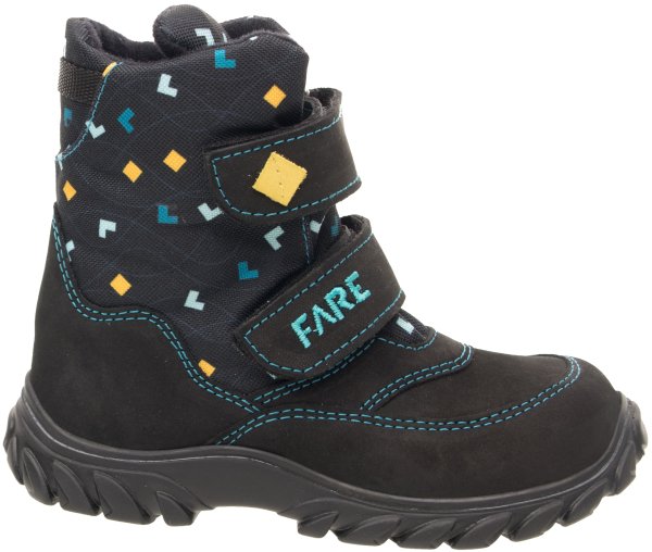 FARE KLASIK POLARIS chlapecké zimní nepromokavé boty černé