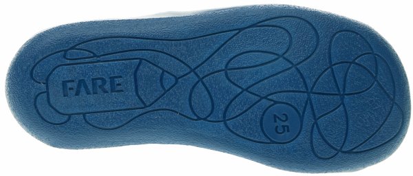 FARE KLASIK Dětské papuče na gumičku modré