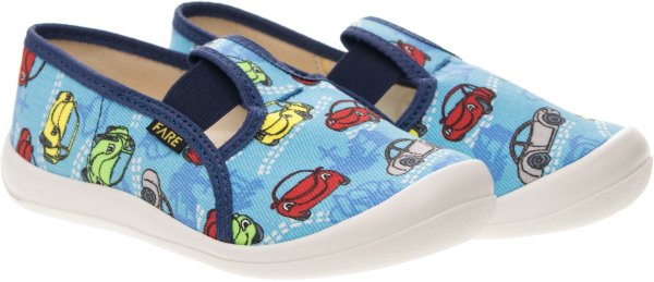 FARE KLASIK Dětské papuče na gumičku modré