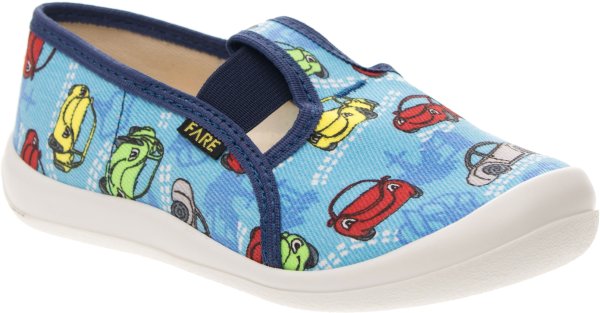 FARE KLASIK Dětské papuče na gumičku modré