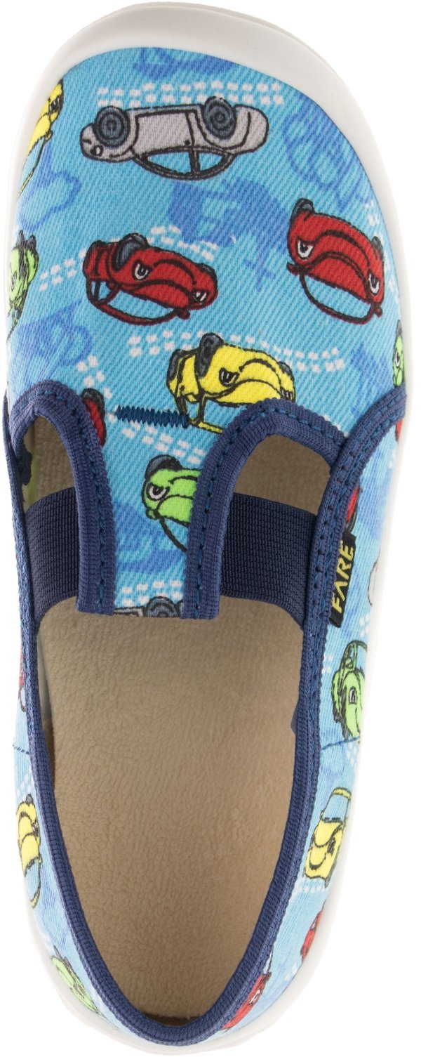 FARE KLASIK Dětské papuče na gumičku modré