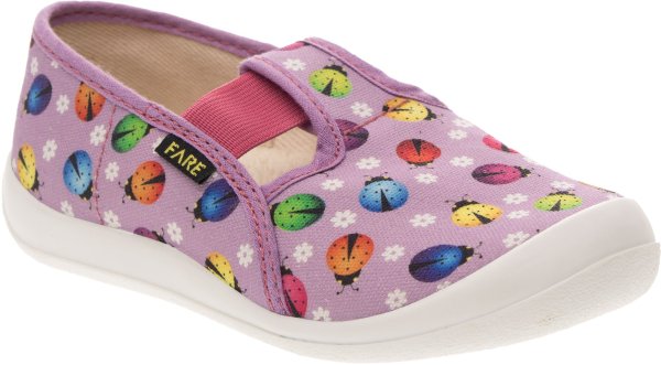 FARE KLASIK Dětské papuče na gumičku růžové