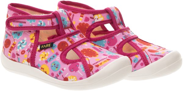 FARE KLASIK Dětské papuče na suchý zip